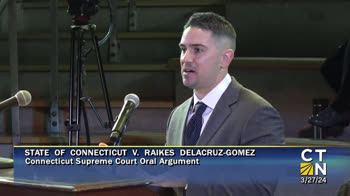 Click to Launch Connecticut Supreme Court “On Circuit” Oral Argument at Watkinson School: State of Connecticut v. Raikes Delacruz-Gomez